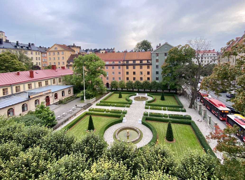 Utsikt över Piperska murens park